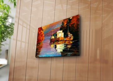 Dekorativ Canvasbilde 28x38 cm - Flerfarget - Interiør - Maleri & posters - Lerretsbilder