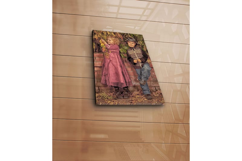 Dekorativ Canvasbilde 28x38 cm - Flerfarget - Interiør - Maleri & posters - Lerretsbilder
