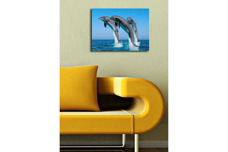 Dekorativ Canvasbilde 28x38 cm - Flerfarget - Interiør - Maleri & posters - Lerretsbilder