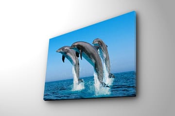 Dekorativ Canvasbilde 28x38 cm - Flerfarget - Interiør - Maleri & posters - Lerretsbilder