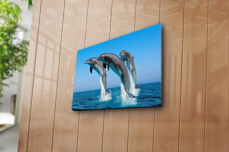 Dekorativ Canvasbilde 28x38 cm - Flerfarget - Interiør - Maleri & posters - Lerretsbilder