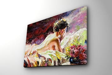 Dekorativ Canvasbilde 28x38 cm - Flerfarget - Interiør - Maleri & posters - Lerretsbilder