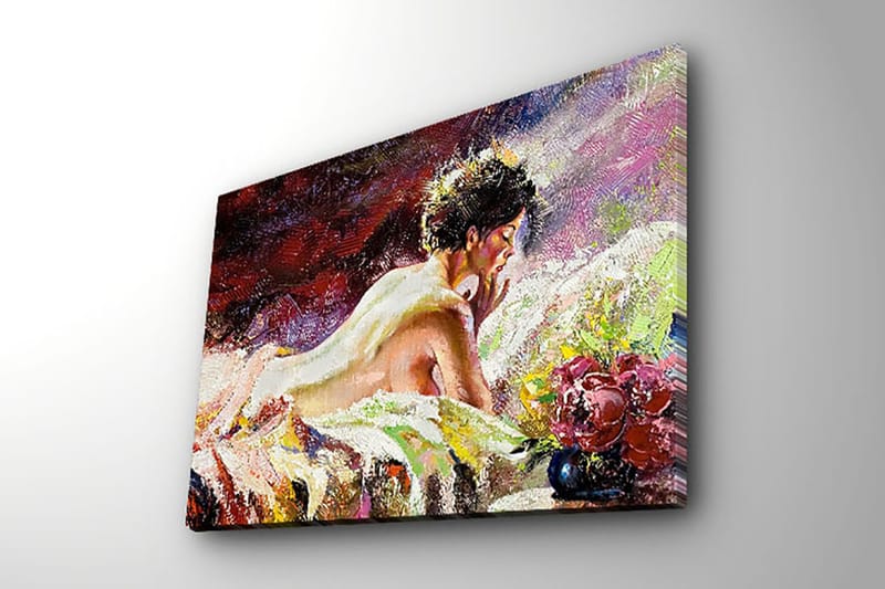 Dekorativ Canvasbilde 28x38 cm - Flerfarget - Interiør - Maleri & posters - Lerretsbilder