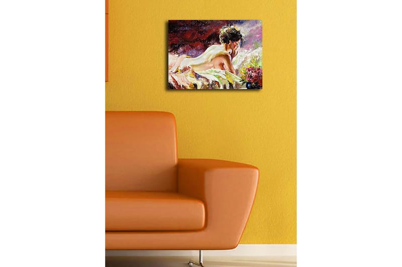 Dekorativ Canvasbilde 28x38 cm - Flerfarget - Interiør - Maleri & posters - Lerretsbilder
