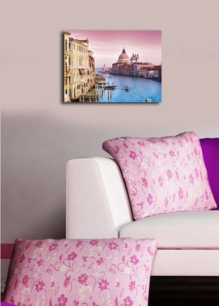 Dekorativ Canvasbilde 28x38 cm - Flerfarget - Interiør - Maleri & posters - Lerretsbilder