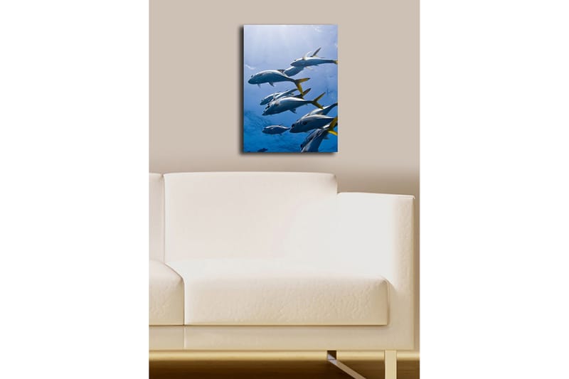 Dekorativ Canvasbilde 28x38 cm - Flerfarget - Interiør - Maleri & posters - Lerretsbilder
