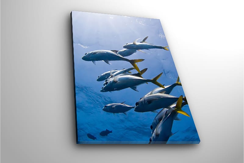Dekorativ Canvasbilde 28x38 cm - Flerfarget - Interiør - Maleri & posters - Lerretsbilder