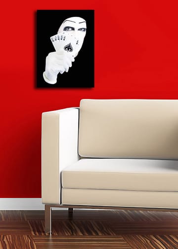 Dekorativ Canvasbilde 28x38 cm - Flerfarget - Interiør - Maleri & posters - Lerretsbilder