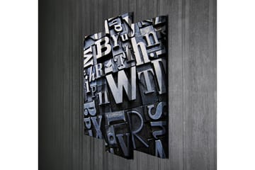 Dekorativ Canvasbilde 3-Deler 45x20 cm - Flerfarget - Interiør - Maleri & posters - Lerretsbilder