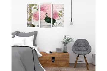 Dekorativ Canvasbilde 3-Deler 45x20 cm - Flerfarget - Interiør - Maleri & posters - Lerretsbilder