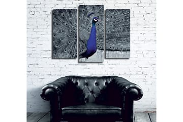 Dekorativ Canvasbilde 3-Deler 45x20 cm - Flerfarget - Interiør - Maleri & posters - Lerretsbilder