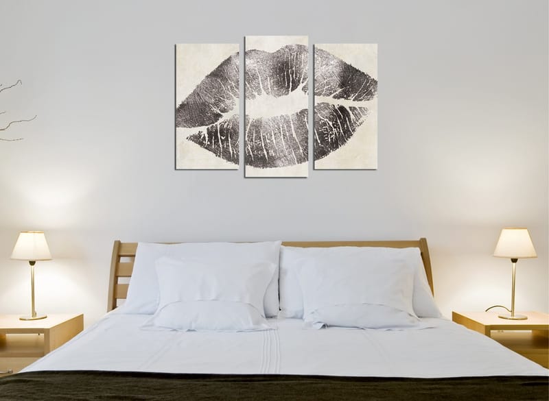 Dekorativ Canvasbilde 3-Deler 45x20 cm - Flerfarget - Interiør - Maleri & posters - Lerretsbilder