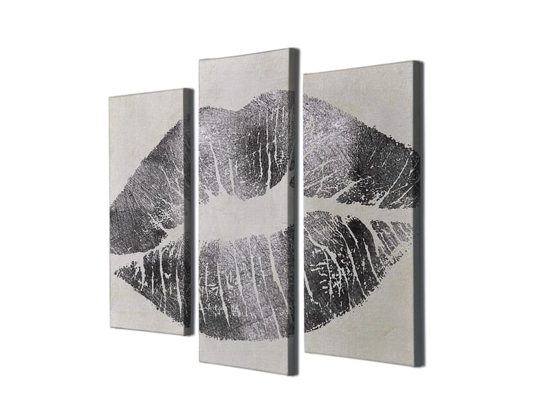 Dekorativ Canvasbilde 3-Deler 45x20 cm - Flerfarget - Interiør - Maleri & posters - Lerretsbilder
