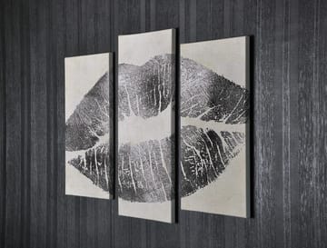 Dekorativ Canvasbilde 3-Deler 45x20 cm - Flerfarget - Interiør - Maleri & posters - Lerretsbilder