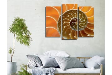 Dekorativ Canvasbilde 3-Deler 45x20 cm - Flerfarget - Interiør - Maleri & posters - Lerretsbilder