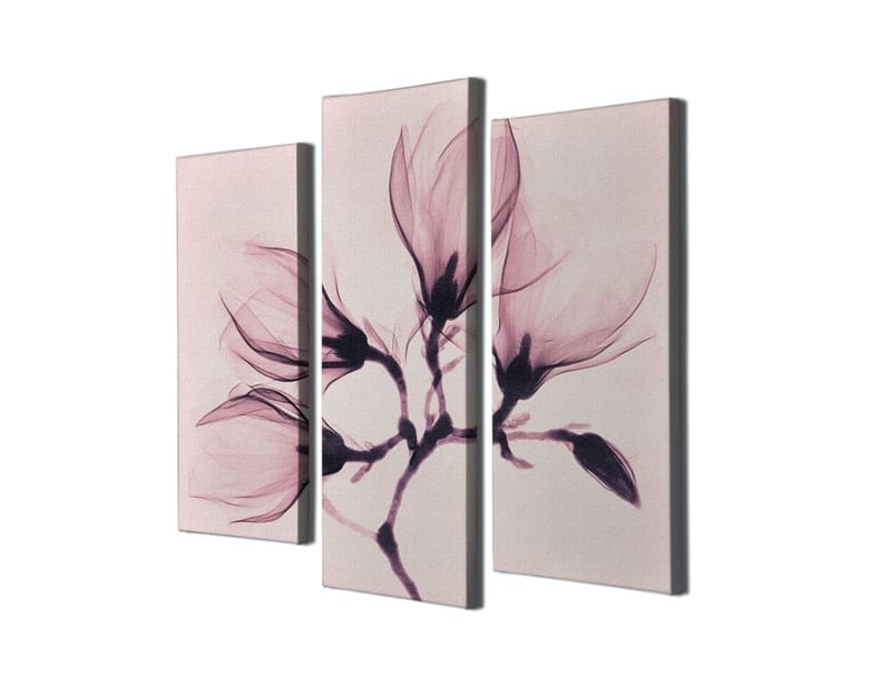 Dekorativ Canvasbilde 3-Deler 45x20 cm - Flerfarget - Interiør - Maleri & posters - Lerretsbilder