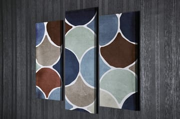 Dekorativ Canvasbilde 3-Deler 45x20 cm - Flerfarget - Interiør - Maleri & posters - Lerretsbilder