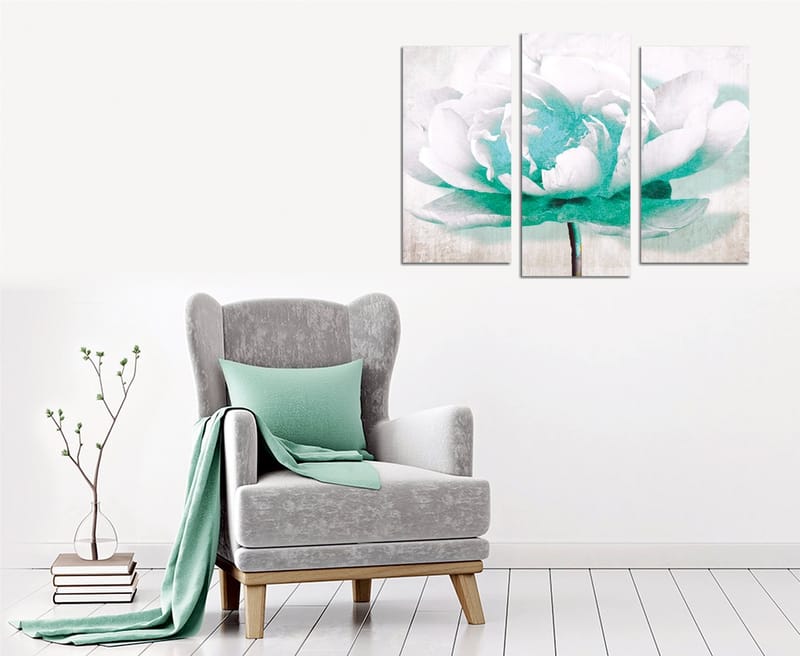 Dekorativ Canvasbilde 3-Deler 45x20 cm - Flerfarget - Interiør - Maleri & posters - Lerretsbilder