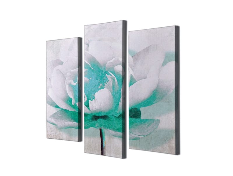 Dekorativ Canvasbilde 3-Deler 45x20 cm - Flerfarget - Interiør - Maleri & posters - Lerretsbilder