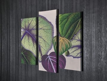 Dekorativ Canvasbilde 3-Deler 45x20 cm - Flerfarget - Interiør - Maleri & posters - Lerretsbilder