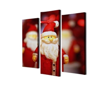 Dekorativ Canvasbilde 3-Deler 45x20 cm - Flerfarget - Interiør - Maleri & posters - Lerretsbilder