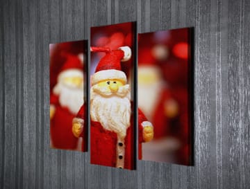 Dekorativ Canvasbilde 3-Deler 45x20 cm - Flerfarget - Interiør - Maleri & posters - Lerretsbilder
