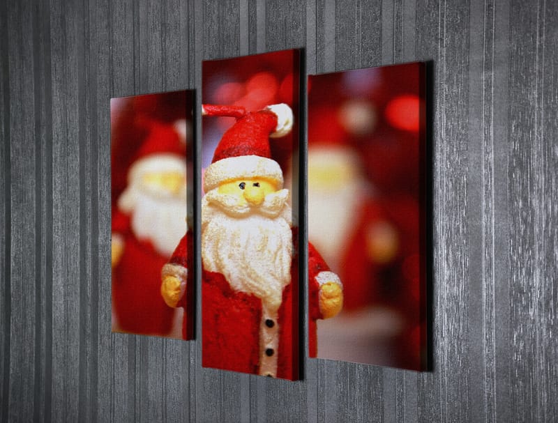 Dekorativ Canvasbilde 3-Deler 45x20 cm - Flerfarget - Interiør - Maleri & posters - Lerretsbilder