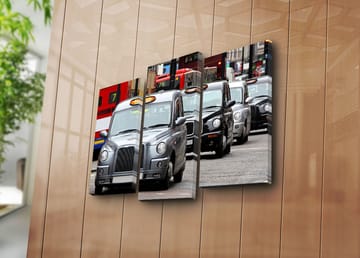Dekorativ Canvasbilde 3-Deler 45x20 cm - Flerfarget - Interiør - Maleri & posters - Lerretsbilder