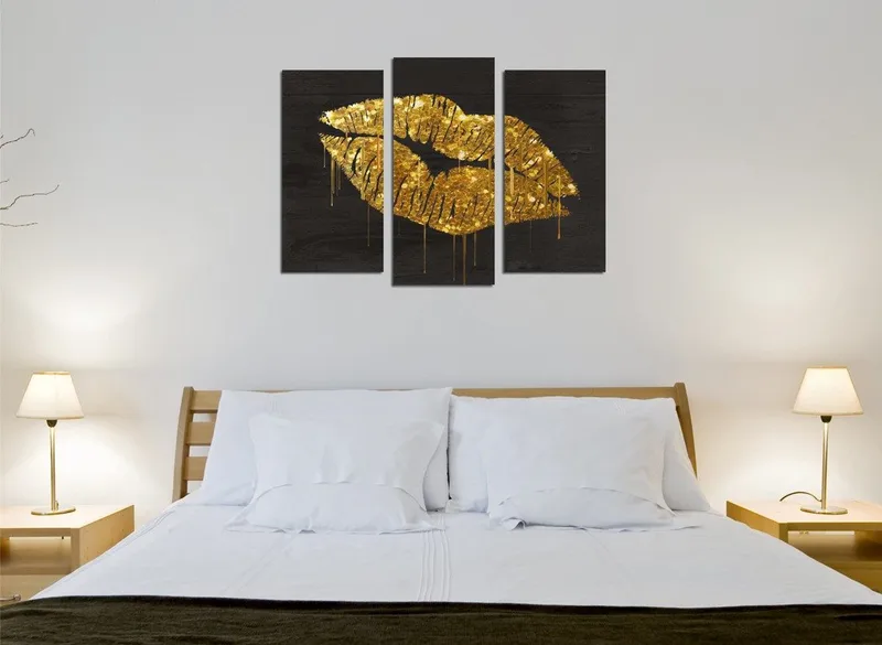 Dekorativ Canvasbilde 3-Deler 45x20 cm, Flerfarget