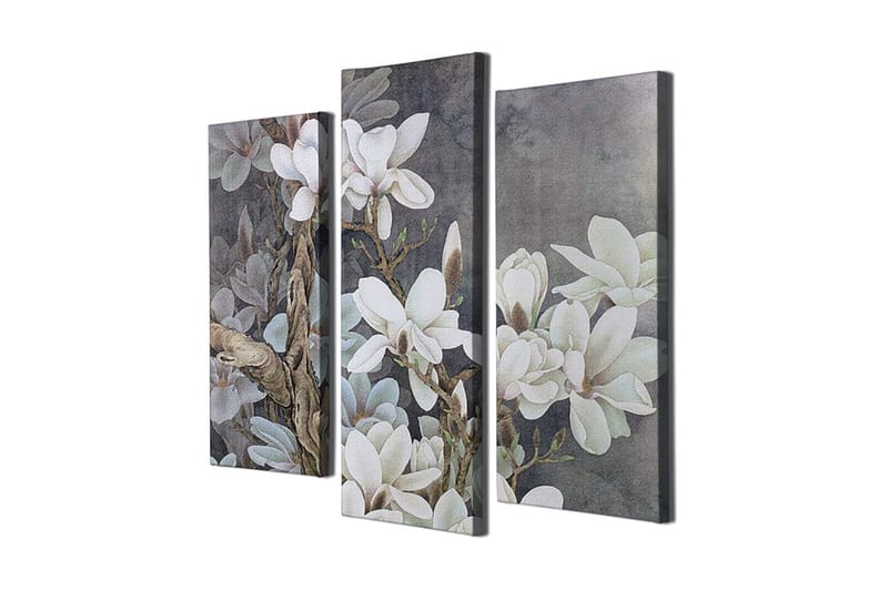 Dekorativ Canvasbilde 3-Deler 45x20 cm, Flerfarget