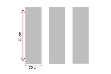 Dekorativ Canvasbilde 3 Deler - Flerfarget - Interiør - Maleri & posters - Lerretsbilder