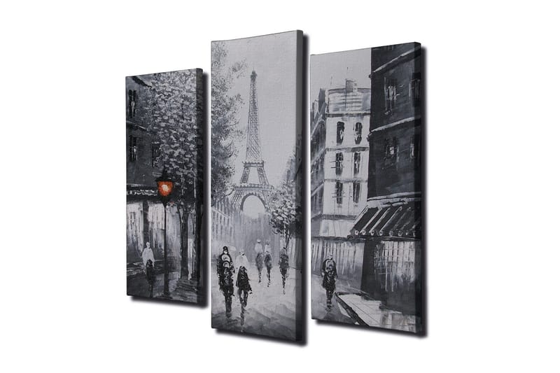 Dekorativ Canvasbilde 3 Deler - Flerfarget - Interiør - Maleri & posters - Lerretsbilder