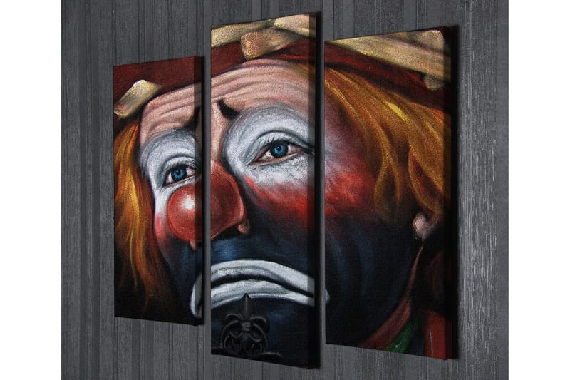 Dekorativ Canvasbilde 3 Deler - Flerfarget - Interiør - Maleri & posters - Lerretsbilder