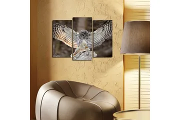 Dekorativ Canvasbilde 3 Deler - Flerfarget - Interiør - Maleri & posters - Lerretsbilder