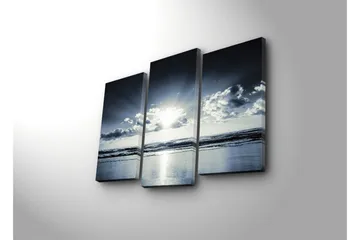 Dekorativ Canvasbilde 3 Deler - Flerfarget - Interiør - Maleri & posters - Lerretsbilder