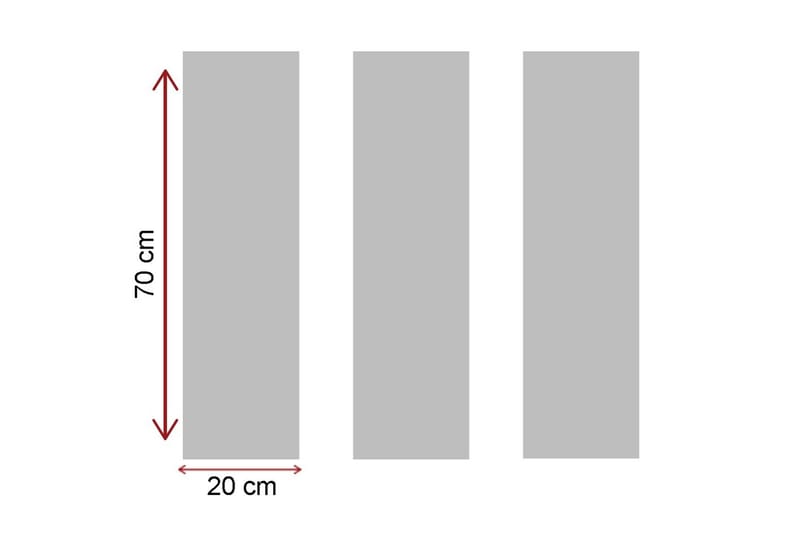 Dekorativ Canvasbilde 3 Deler - Flerfarget - Interiør - Maleri & posters - Lerretsbilder