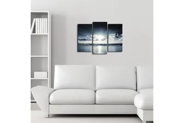 Dekorativ Canvasbilde 3 Deler - Flerfarget - Interiør - Maleri & posters - Lerretsbilder