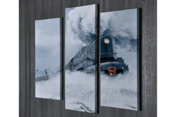Dekorativ Canvasbilde 3 Deler - Flerfarget - Interiør - Maleri & posters - Lerretsbilder
