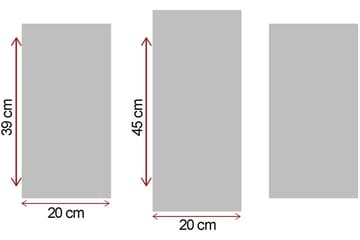 Dekorativ Canvasbilde 3 Deler - Flerfarget - Interiør - Maleri & posters - Lerretsbilder