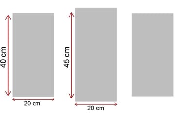Dekorativ Canvasbilde 3 Deler - Flerfarget - Interiør - Maleri & posters - Lerretsbilder