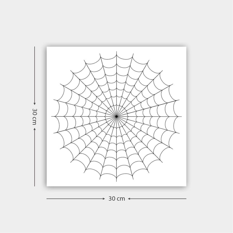 Dekorativ Canvasbilde 30x30 cm, Hvit|Svart