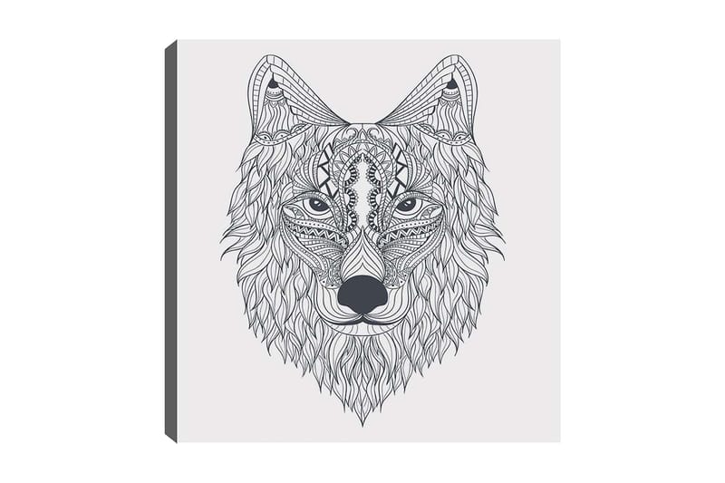 Dekorativ Canvasbilde 30x30 cm - Hvit|Svart - Interiør - Maleri & posters - Lerretsbilder