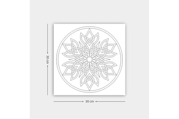 Dekorativ Canvasbilde 30x30 cm - Hvit|Svart - Interiør - Maleri & posters - Lerretsbilder