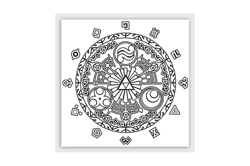 Dekorativ Canvasbilde 30x30 cm - Hvit|Svart - Interiør - Maleri & posters - Lerretsbilder