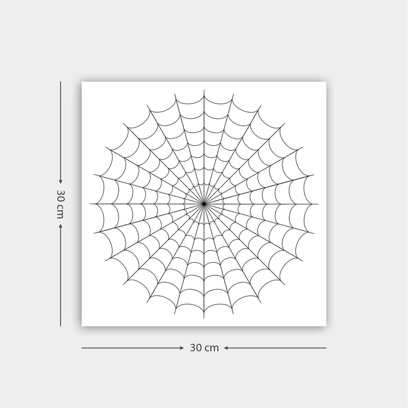 Dekorativ Canvasbilde 30x30 cm - Hvit|Svart - Interiør - Maleri & posters - Lerretsbilder
