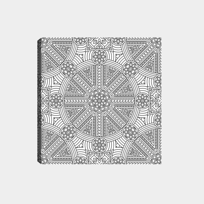 Dekorativ Canvasbilde 30x30 cm - Hvit|Svart - Interiør - Maleri & posters - Lerretsbilder