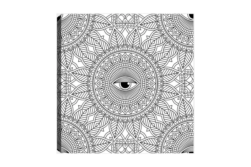 Dekorativ Canvasbilde 30x30 cm, Hvit|Svart