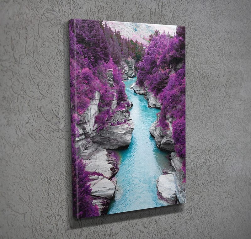 Dekorativ Canvasbilde 30x40 cm - Flerfarget - Interiør - Maleri & posters - Lerretsbilder