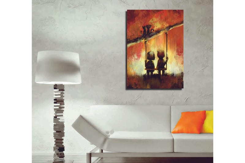 Dekorativ Canvasbilde 30x40 cm, Flerfarget