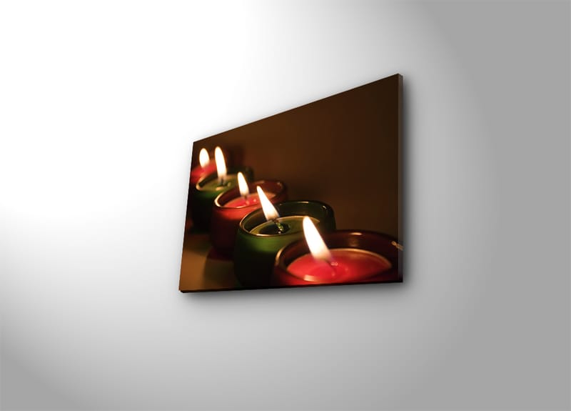 Dekorativ Canvasbilde 30x40 cm - Flerfarget - Interiør - Maleri & posters - Lerretsbilder